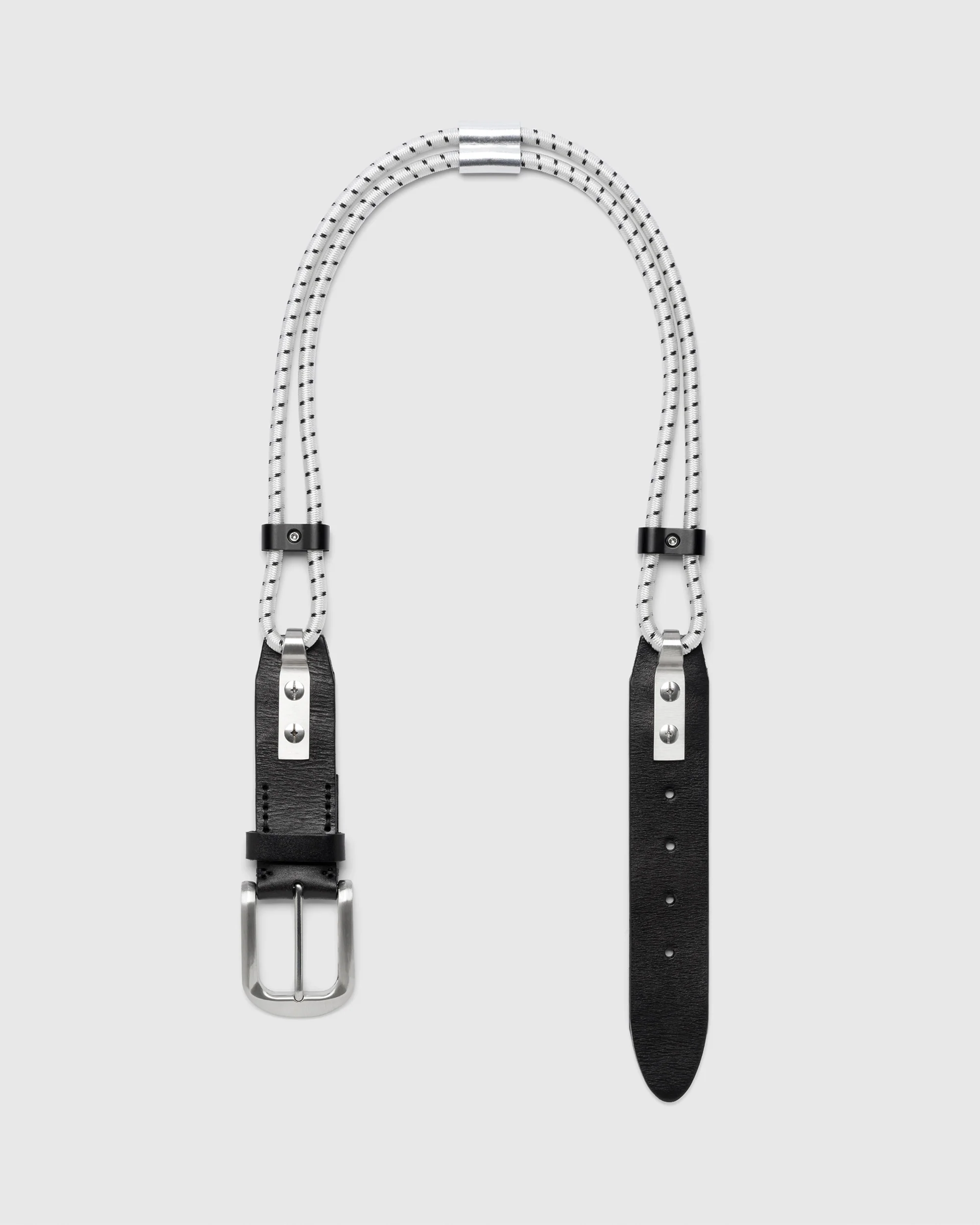 Hybrid White Speckled Bungee Cord Belt