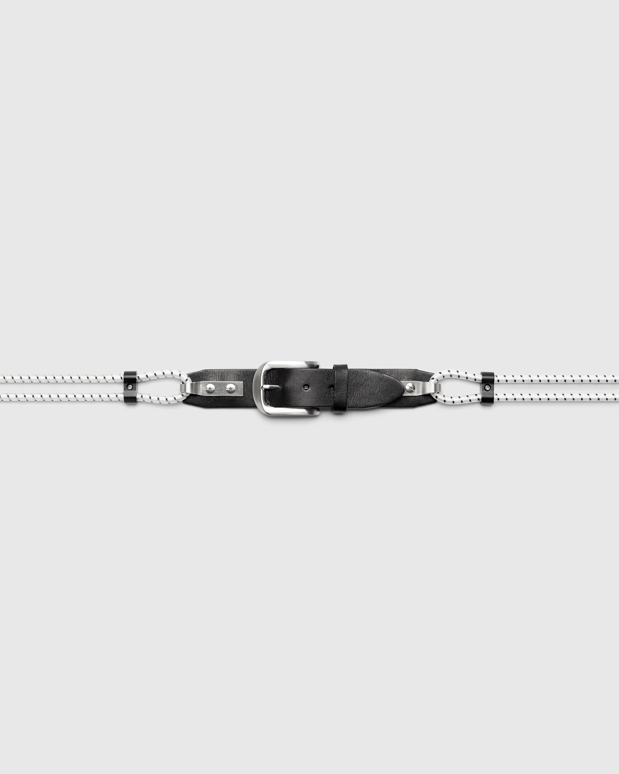Hybrid White Speckled Bungee Cord Belt - Image 2