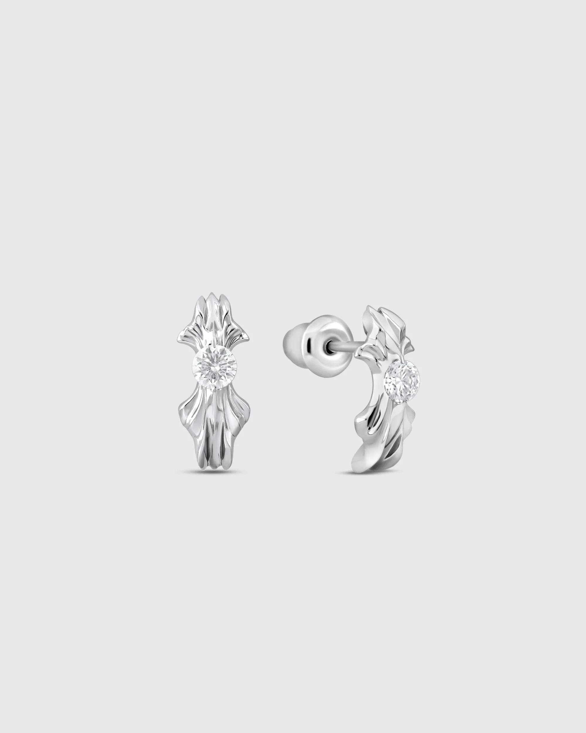 Sol-Radial Arc Earring